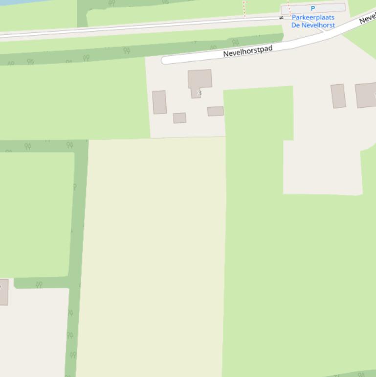 Kaart van het Nevelhorstpad.