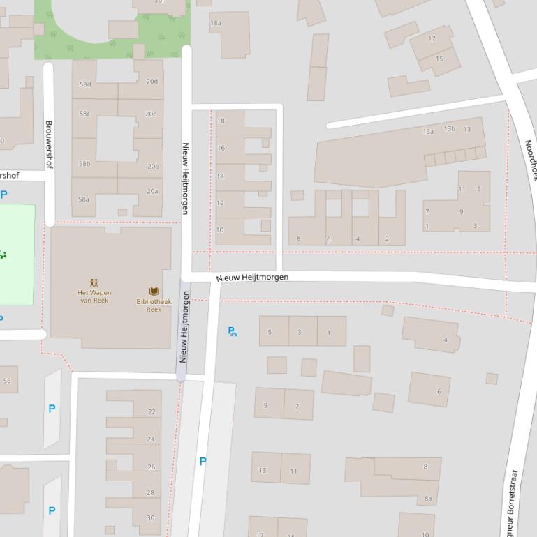 Kaart van  Nieuw Heijtmorgen.