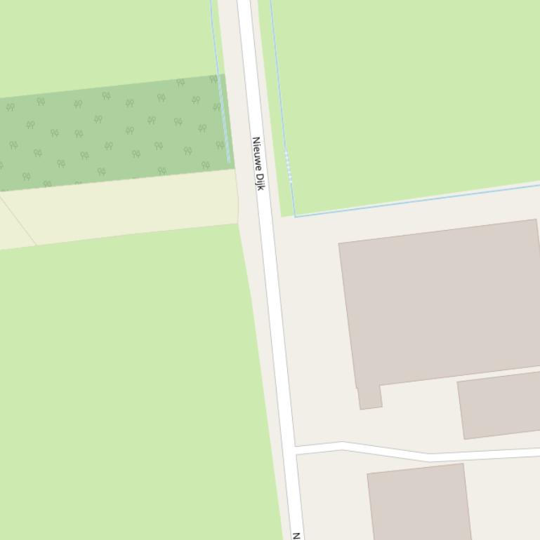 Kaart van  Nieuwe Dijk.