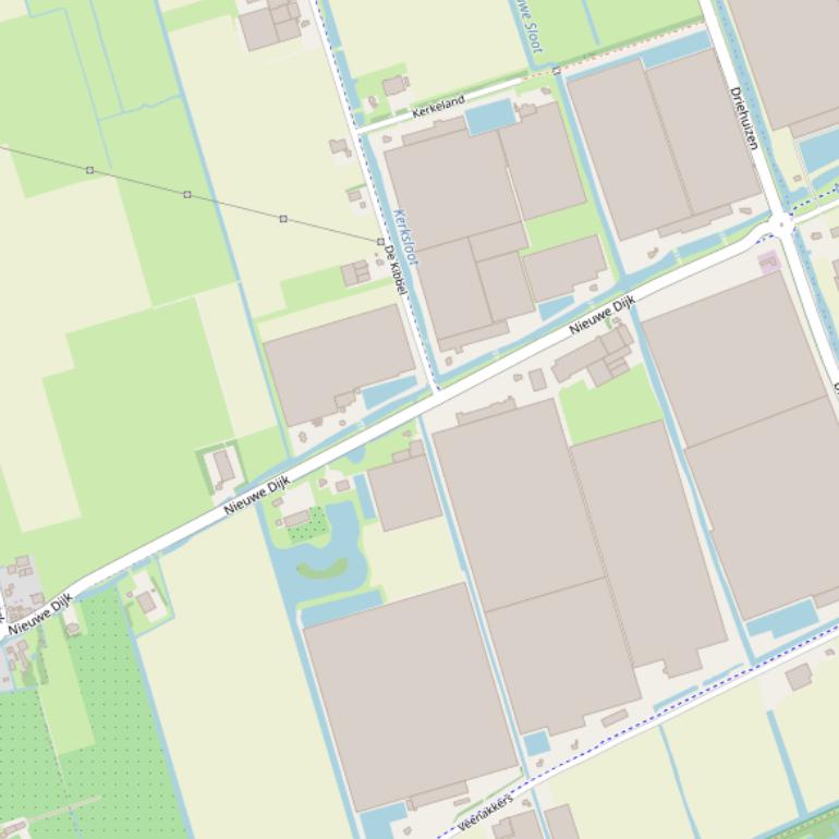 Kaart van  Nieuwe Dijk.