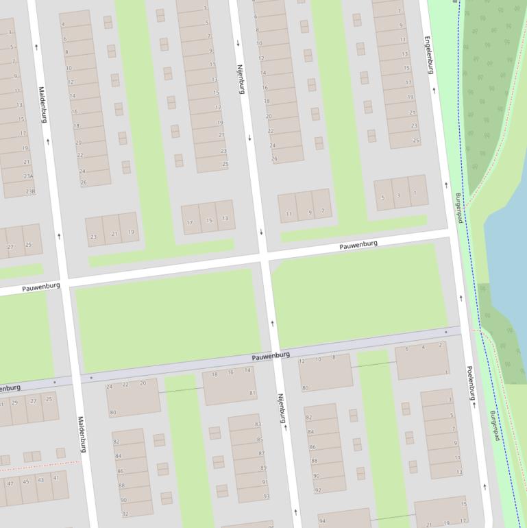 Kaart van  Nijenburg.