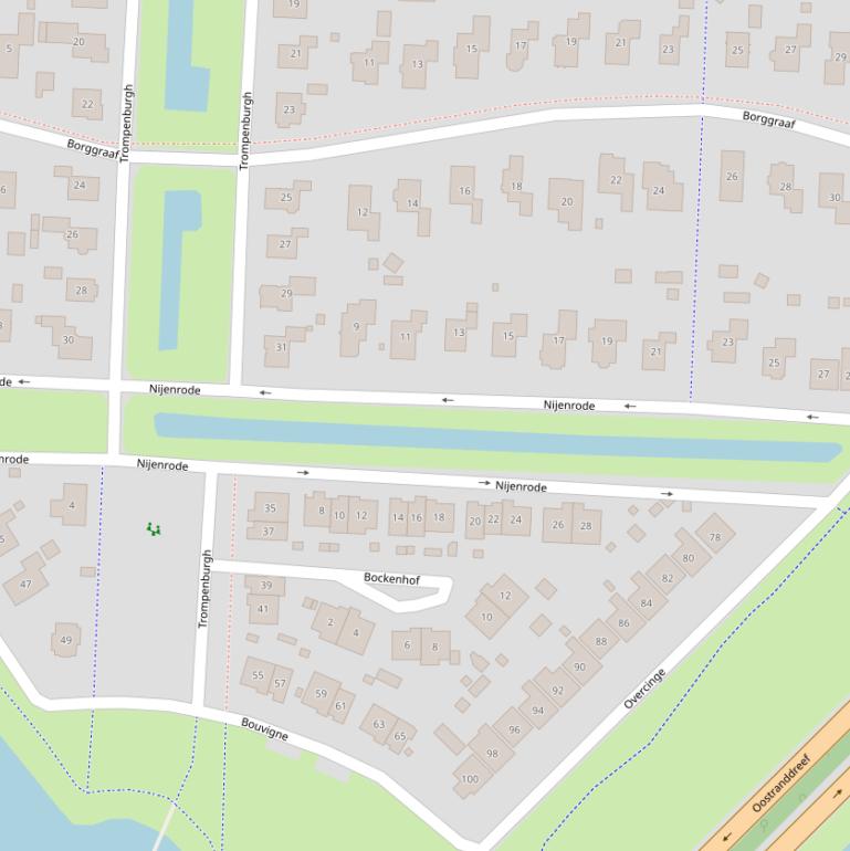 Kaart van  Nijenrode.