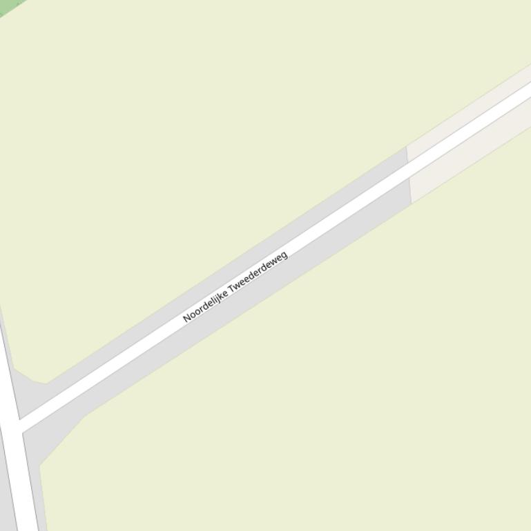 Kaart van de Noordelijke Tweederdeweg.