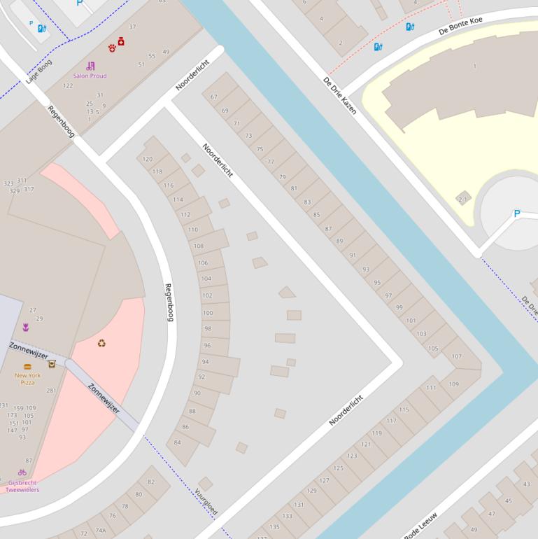 Kaart van  Noorderlicht.