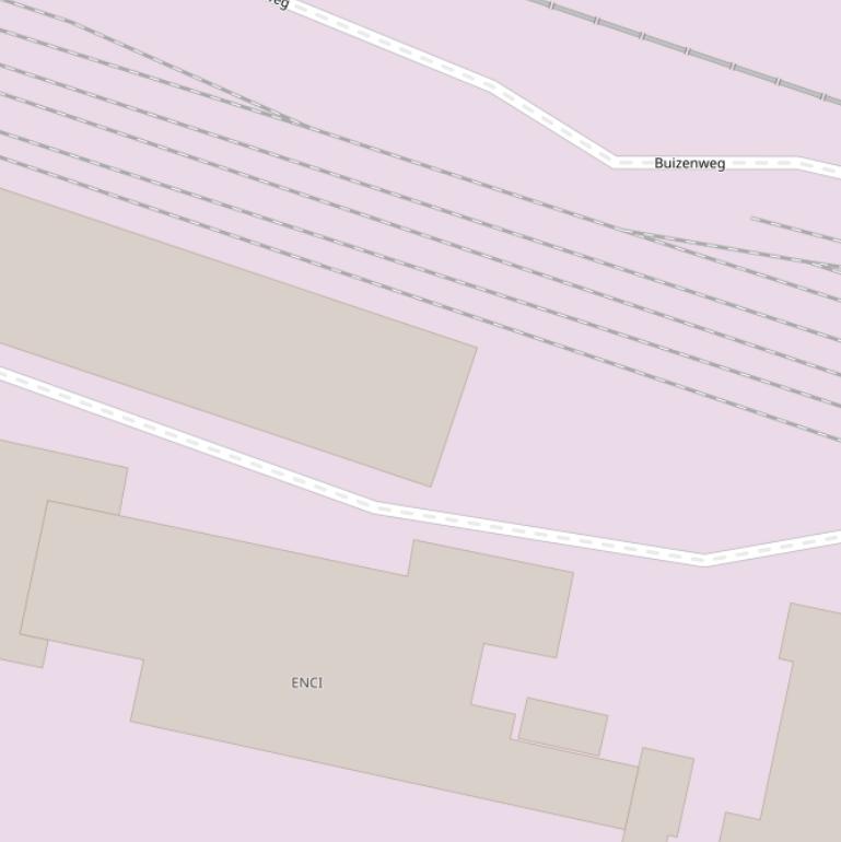 Kaart van de Noordersluisweg.