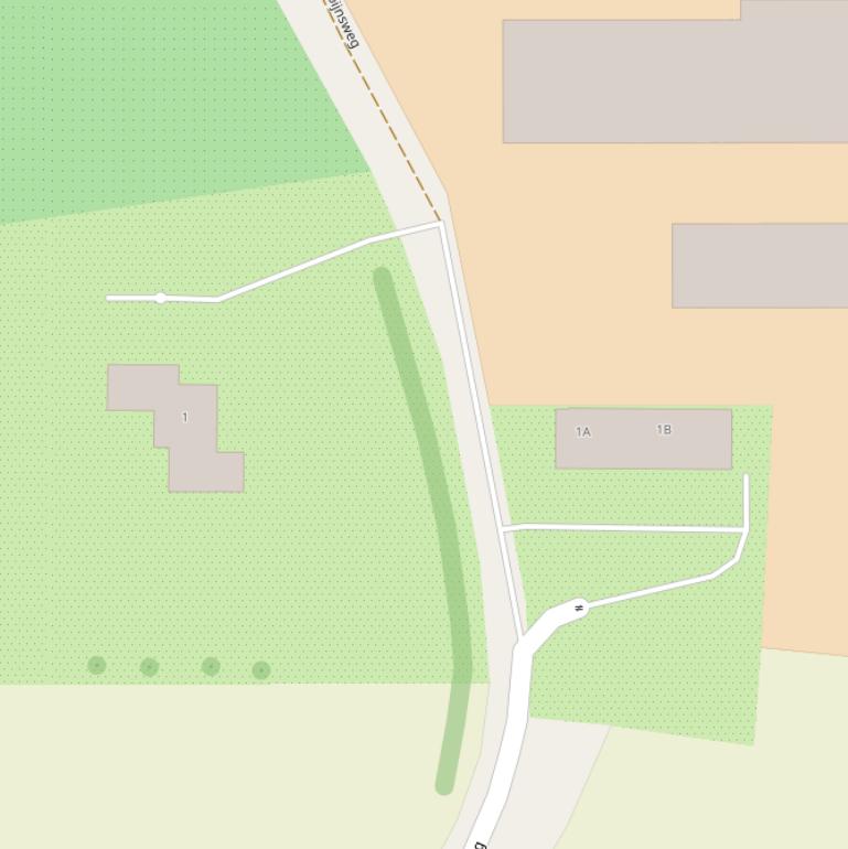 Kaart van de Obijnsweg.