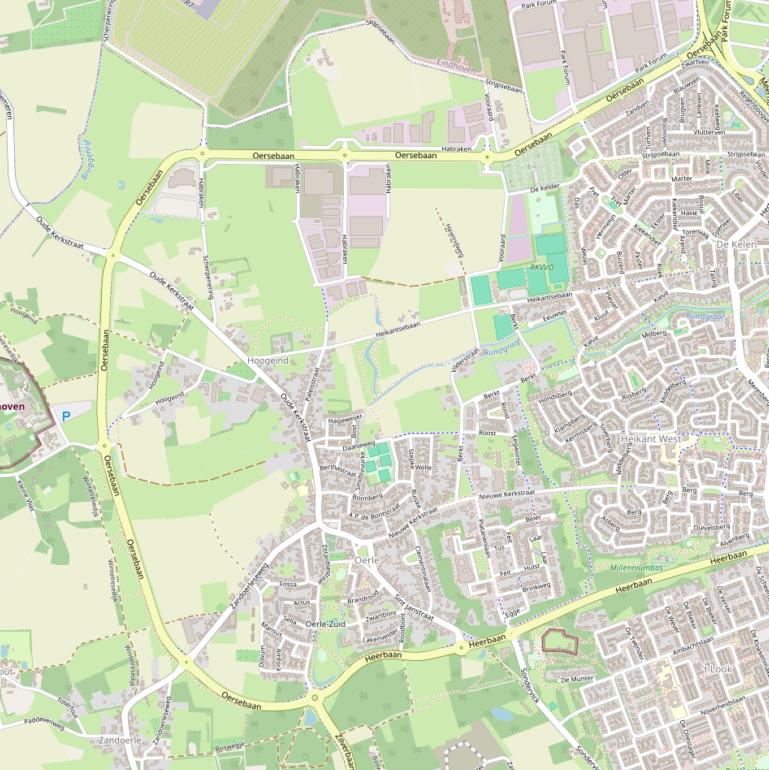 Kaart van  Oersebaan.