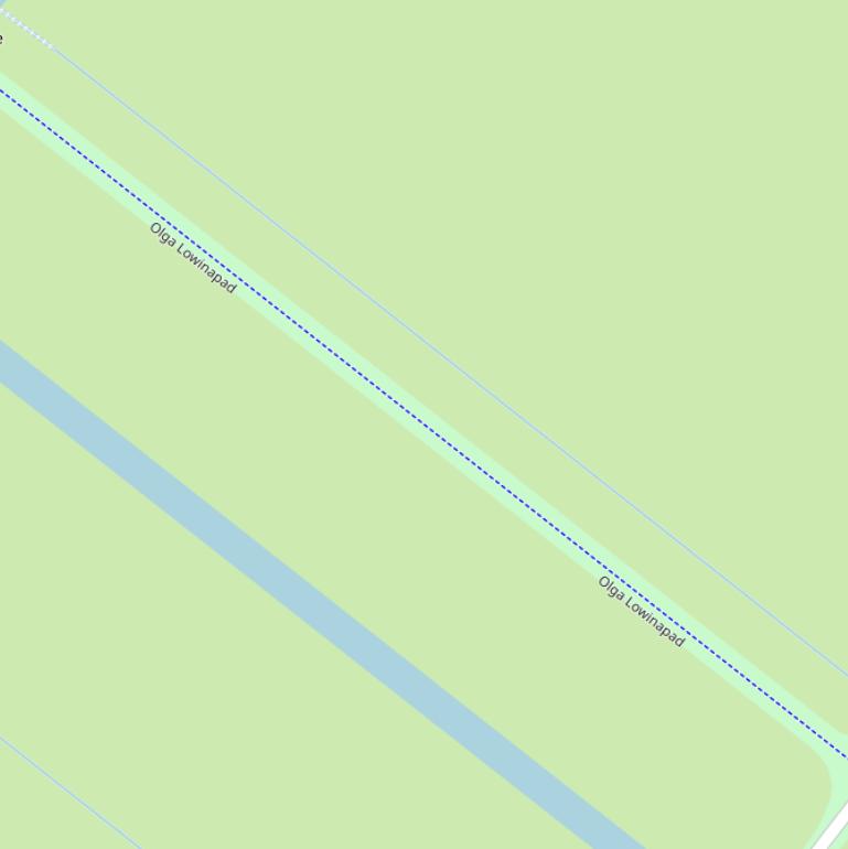 Kaart van het Olga Lowinapad.