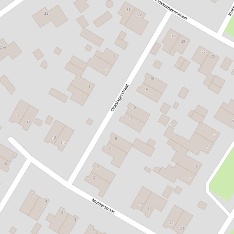 Kaart van de Olieslagerstraat.