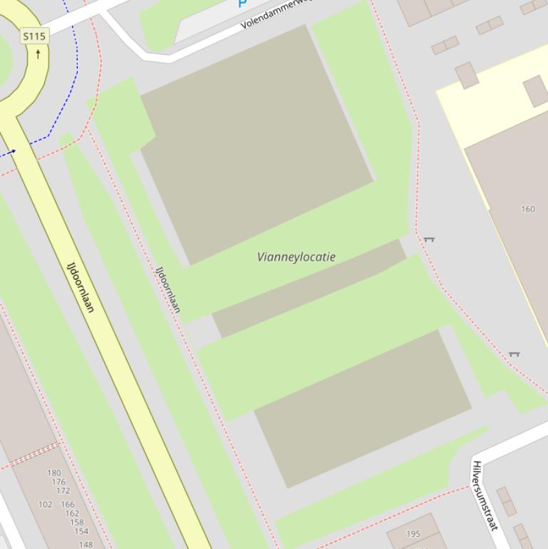 Kaart van de Onderdijkhof.