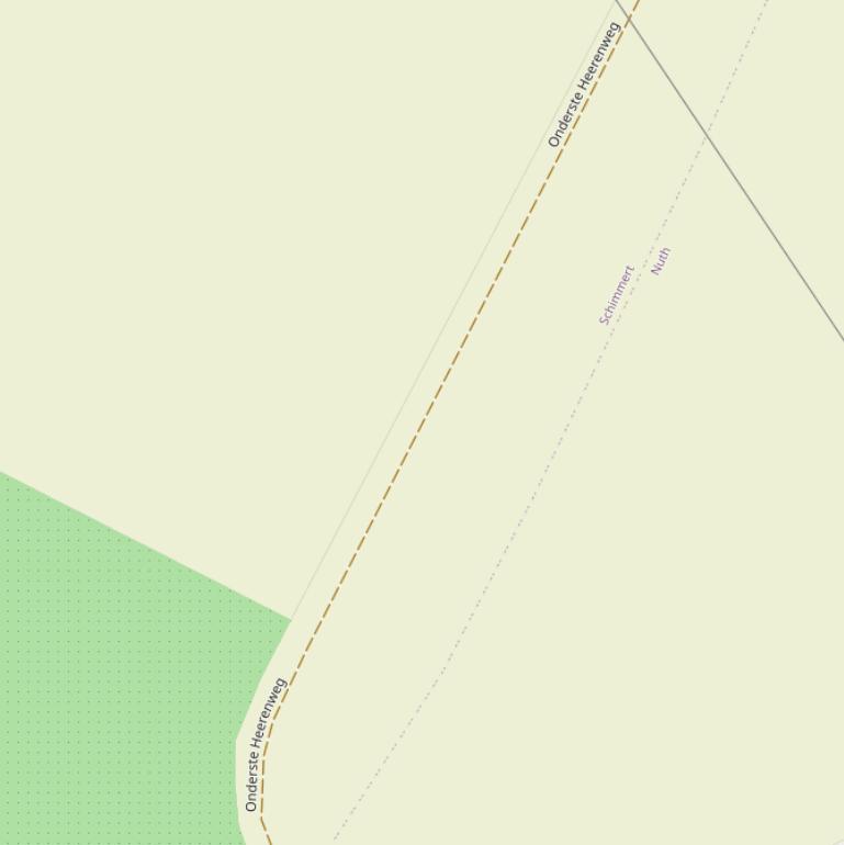 Kaart van de Onderste Heerenweg.