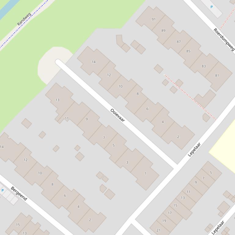 Kaart van  Ooievaar.