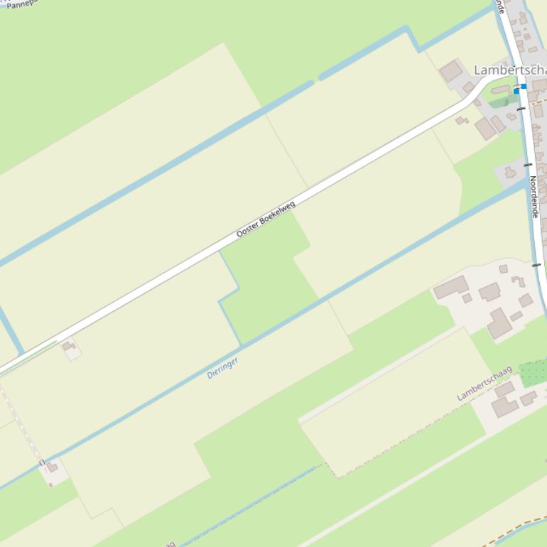 Kaart van de Oosterboekelweg.