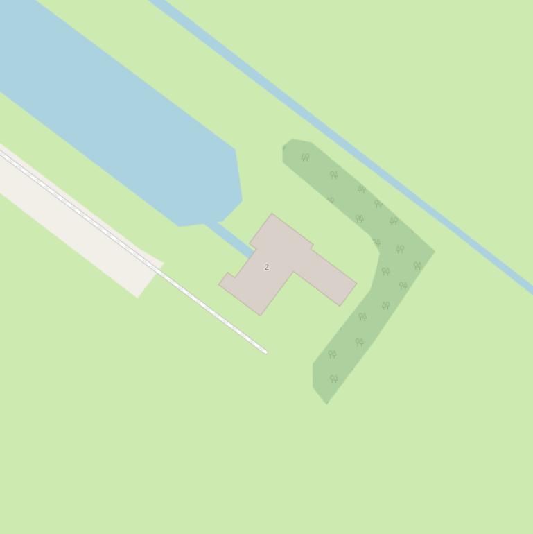 Kaart van de Oostkanaaldijk.