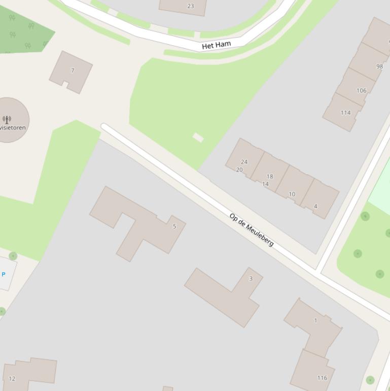 Kaart van  Op de Meuleberg.