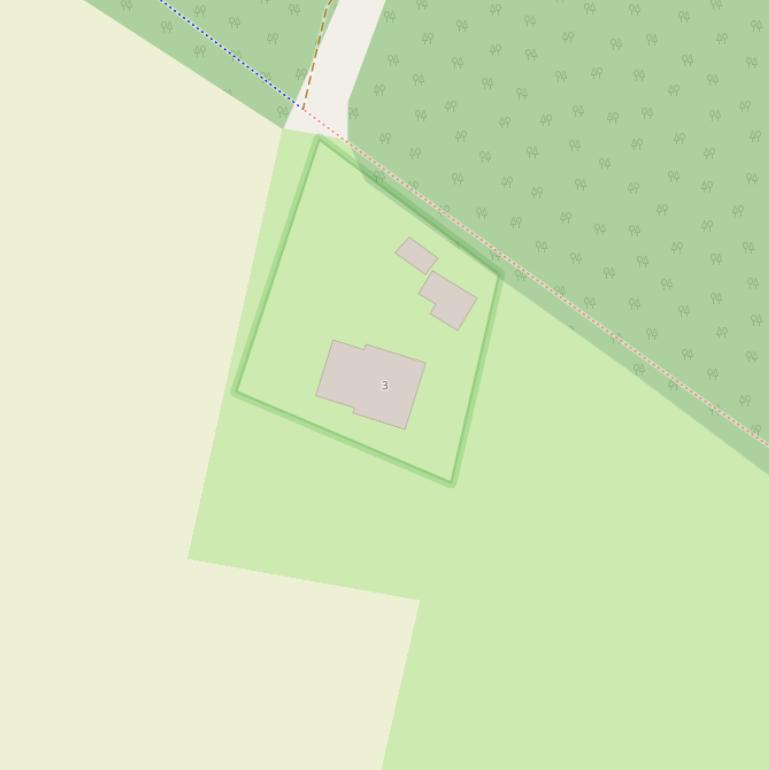 Kaart van de Ophuisweg.