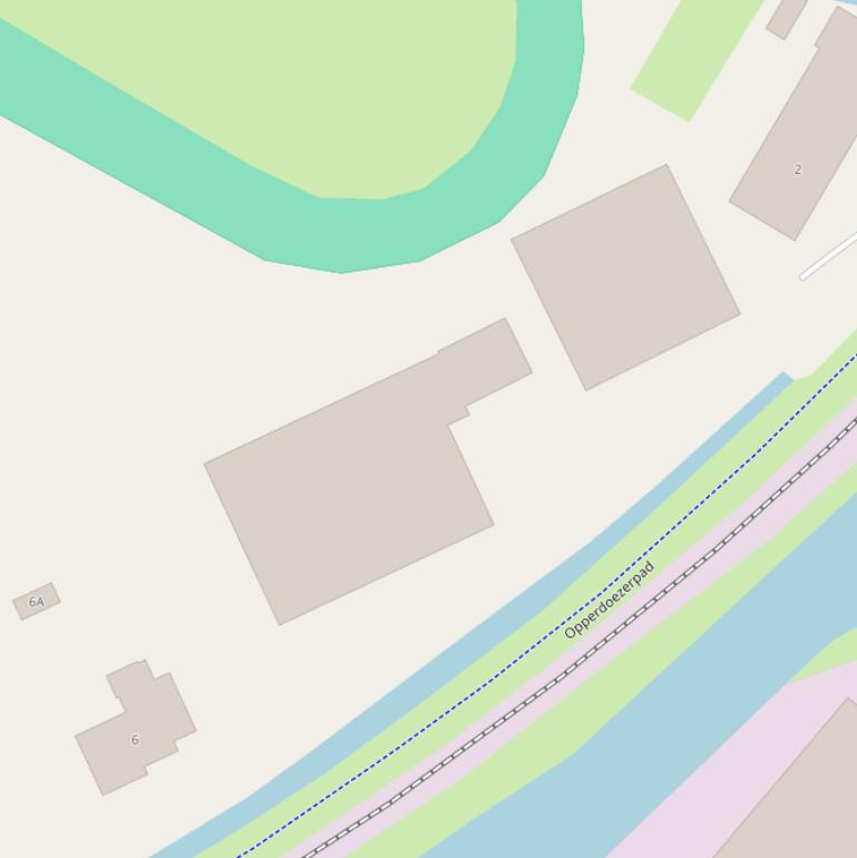 Kaart van het Opperdoezerpad.