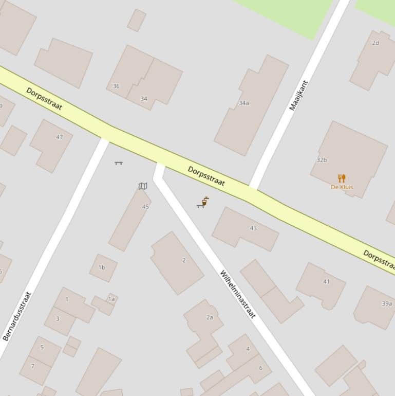 Kaart van het Oranjeplein.