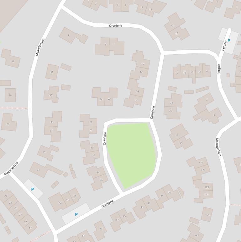 Kaart van  Oranjerie.