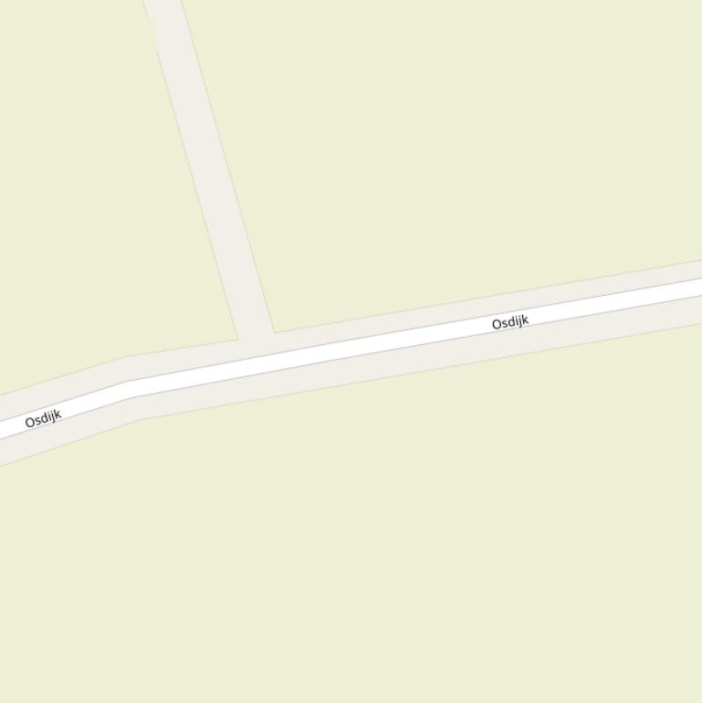 Kaart van de Osdijk.