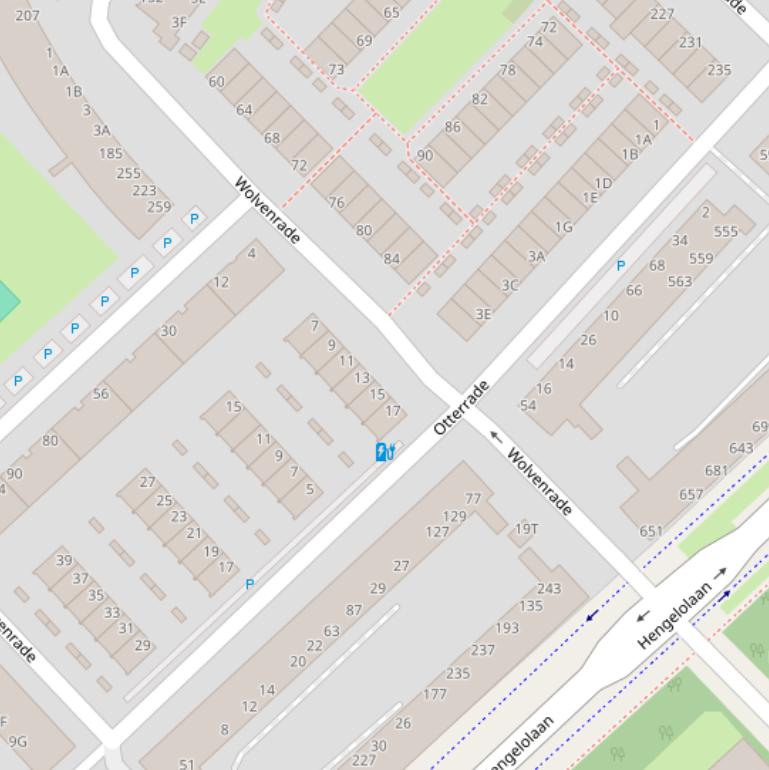 Kaart van  Otterrade.