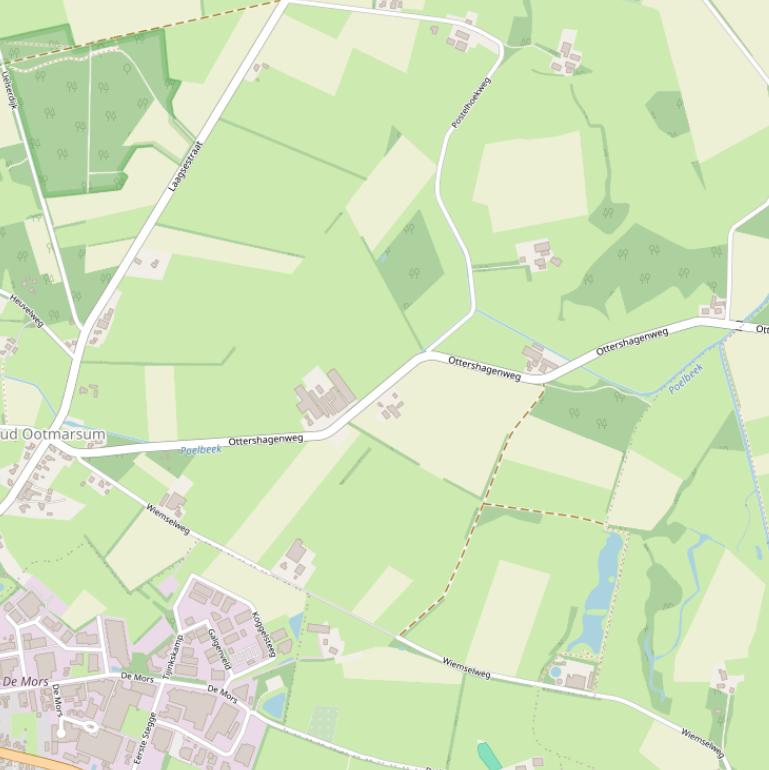 Kaart van de Ottershagenweg.