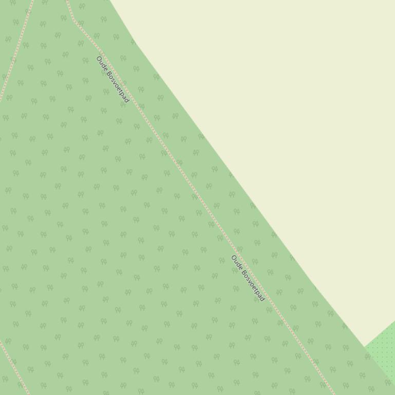 Kaart van  Oude Bosvoetpad.