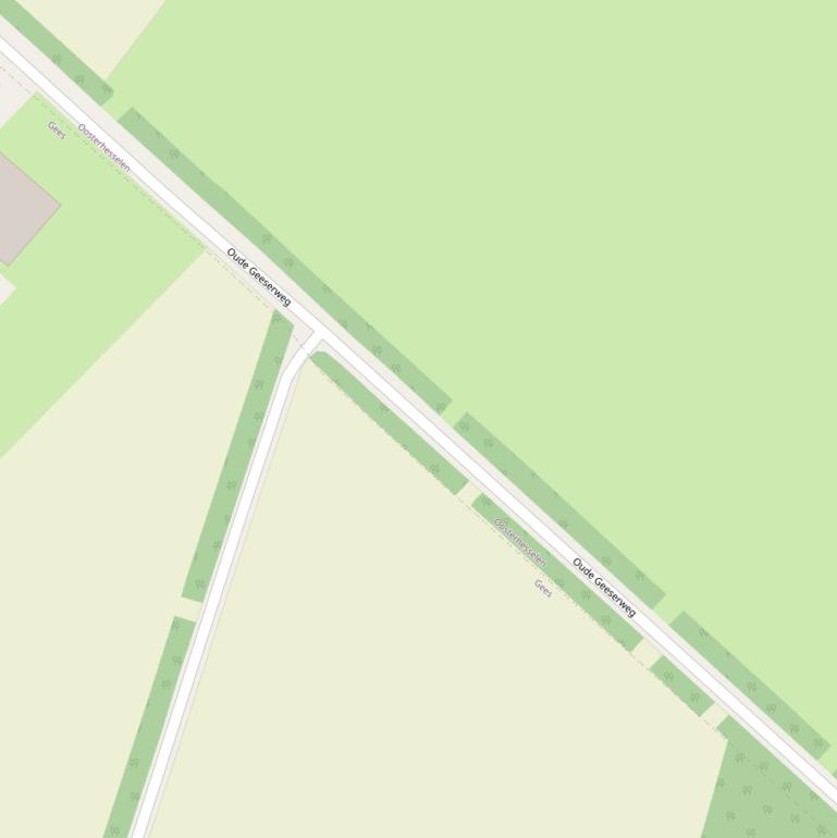 Kaart van  Oude Geeserweg.