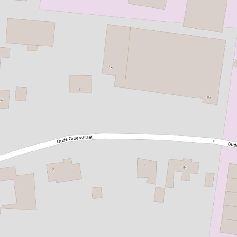 Kaart van  Oude Groenstraat.