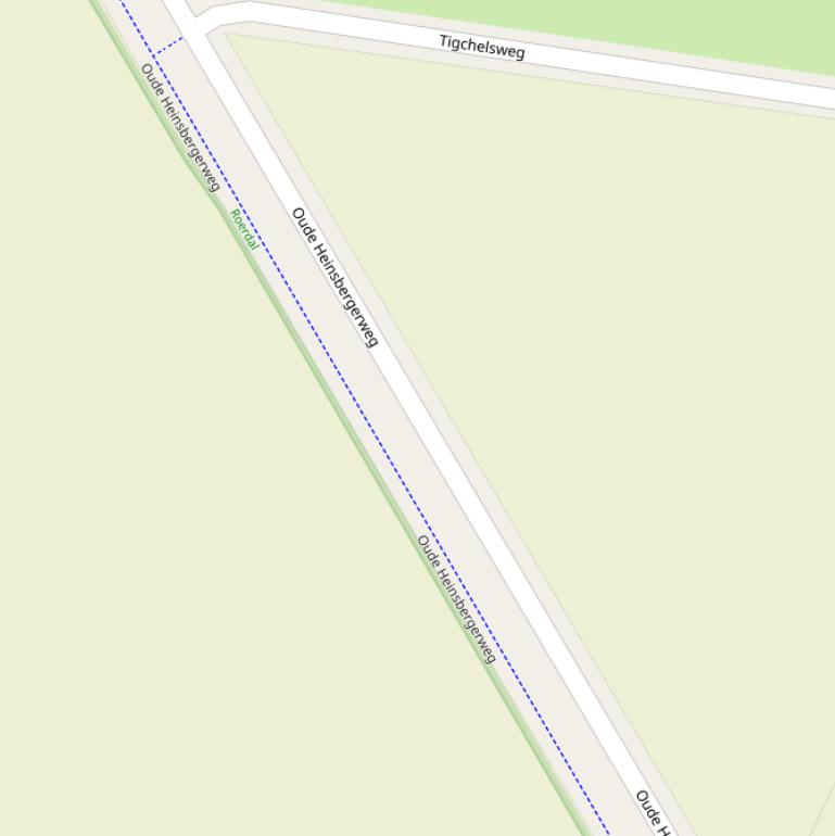 Kaart van  Oude Heinsbergerweg.