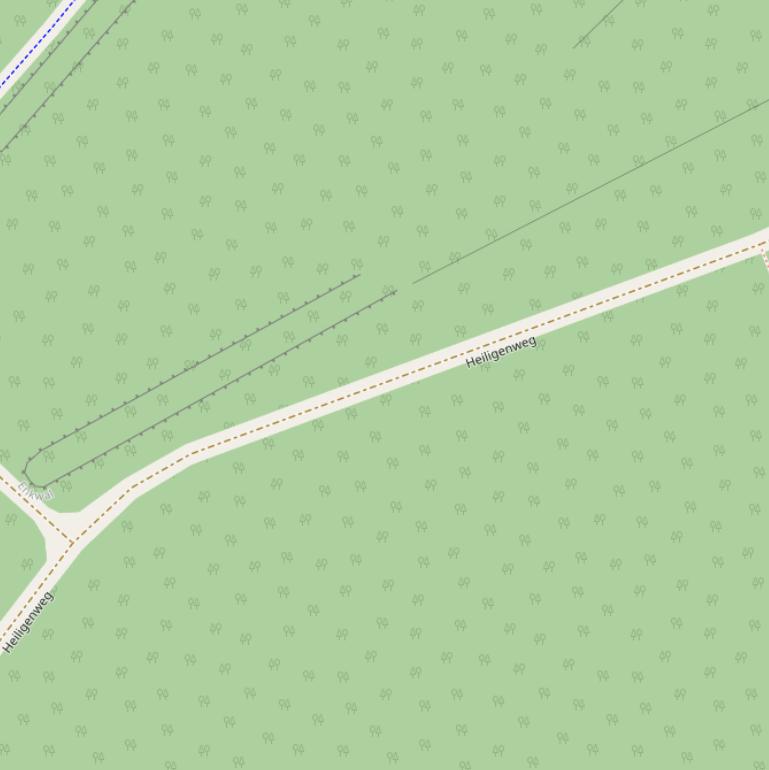 Kaart van  Oude Hulshorsterweg.