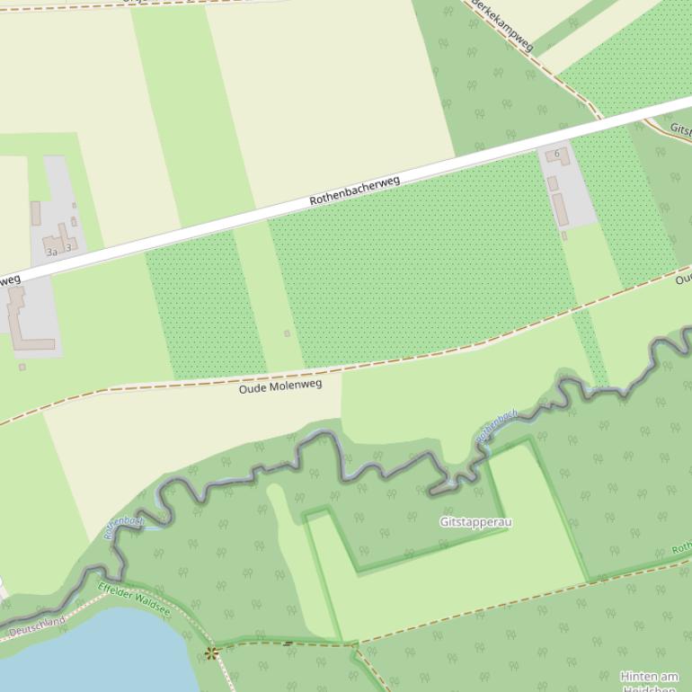 Kaart van  Oude Molenweg.