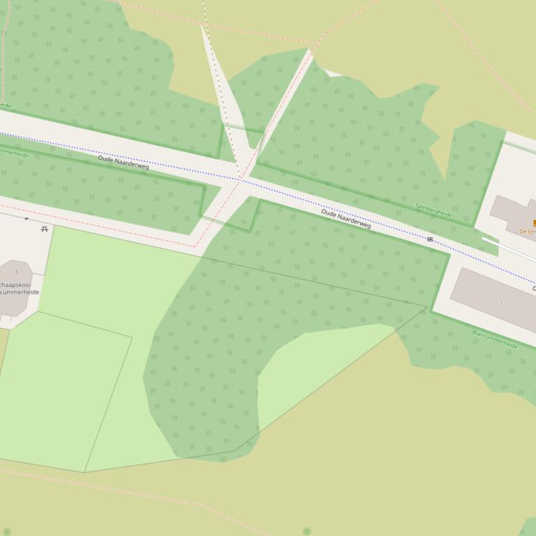 Kaart van  Oude Naarderweg.