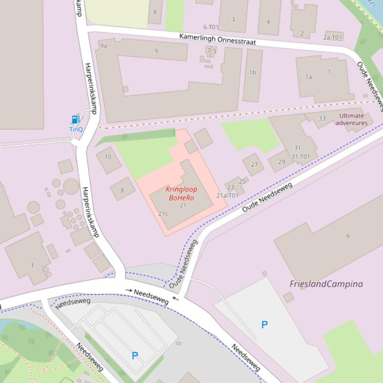 Kaart van  Oude Needseweg.