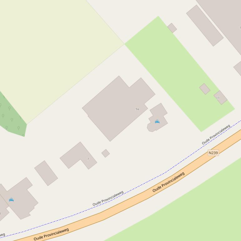 Kaart van  Oude Provincialeweg.