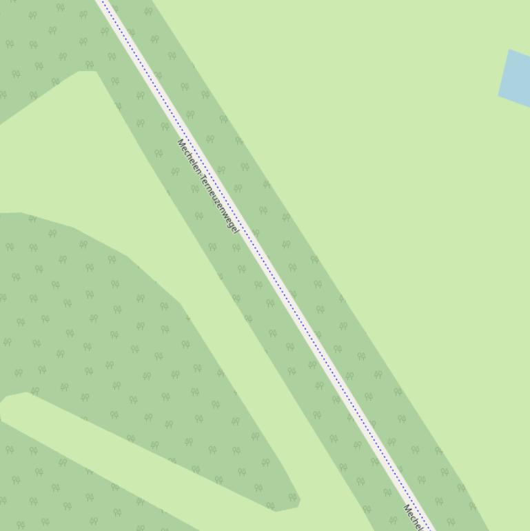 Kaart van  Oude Spoorlijn Noord.