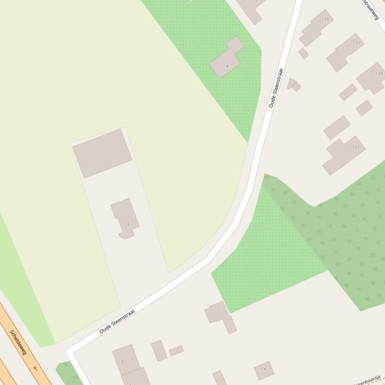 Kaart van  Oude Steenstraat.