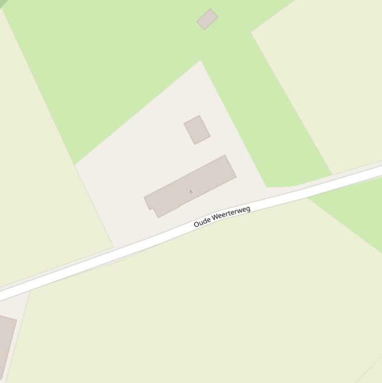 Kaart van  Oude Weerterweg.