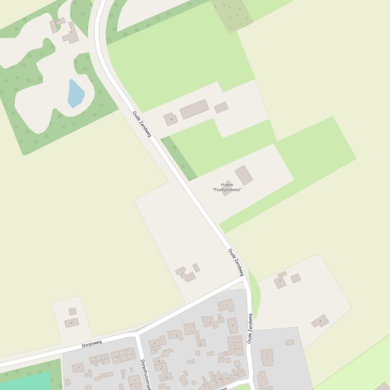 Kaart van  Oude Zandweg.