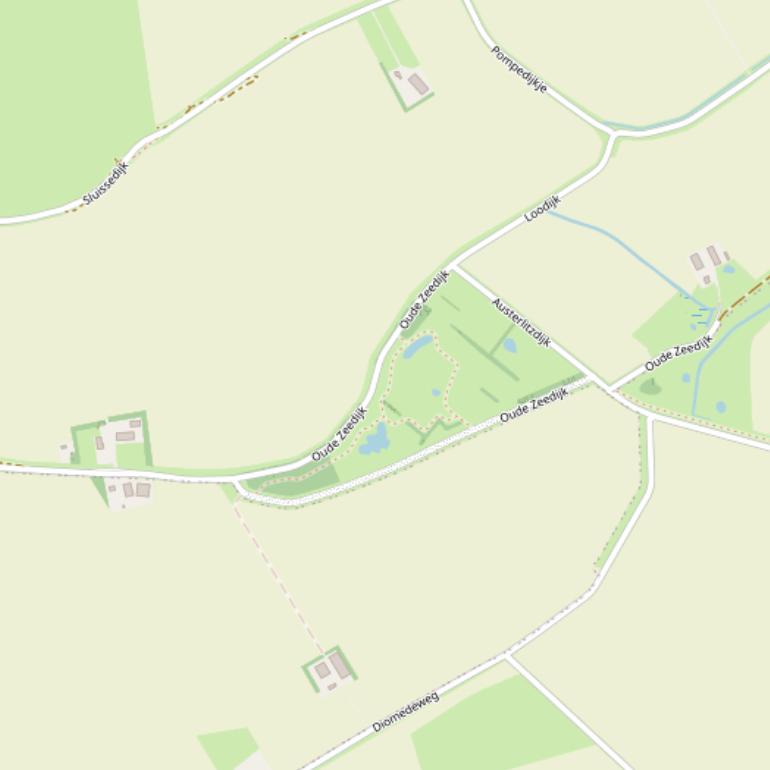 Kaart van  Oude Zeedijk.