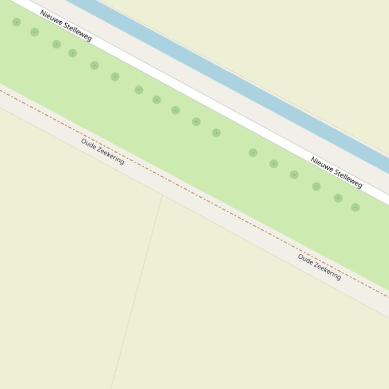 Kaart van  Oude Zeekering.