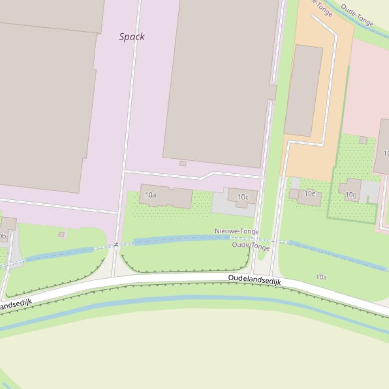 Kaart van de Oudelandsedijk.