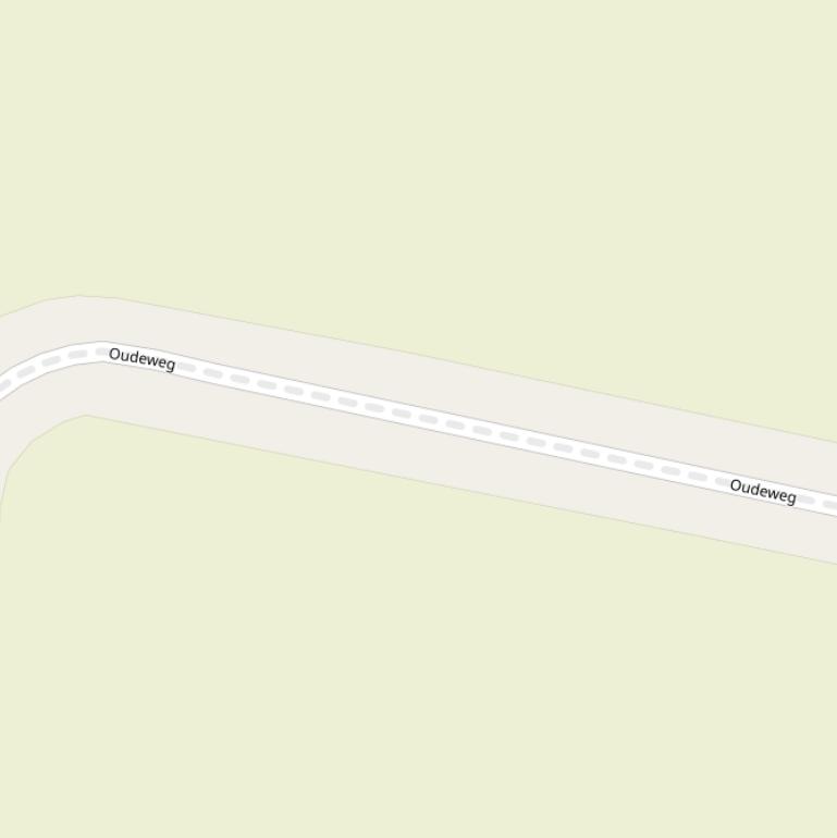 Kaart van de Oudeweg.