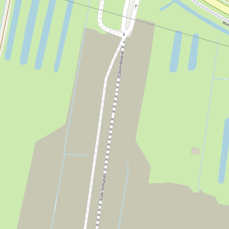 Kaart van  Over Holland.