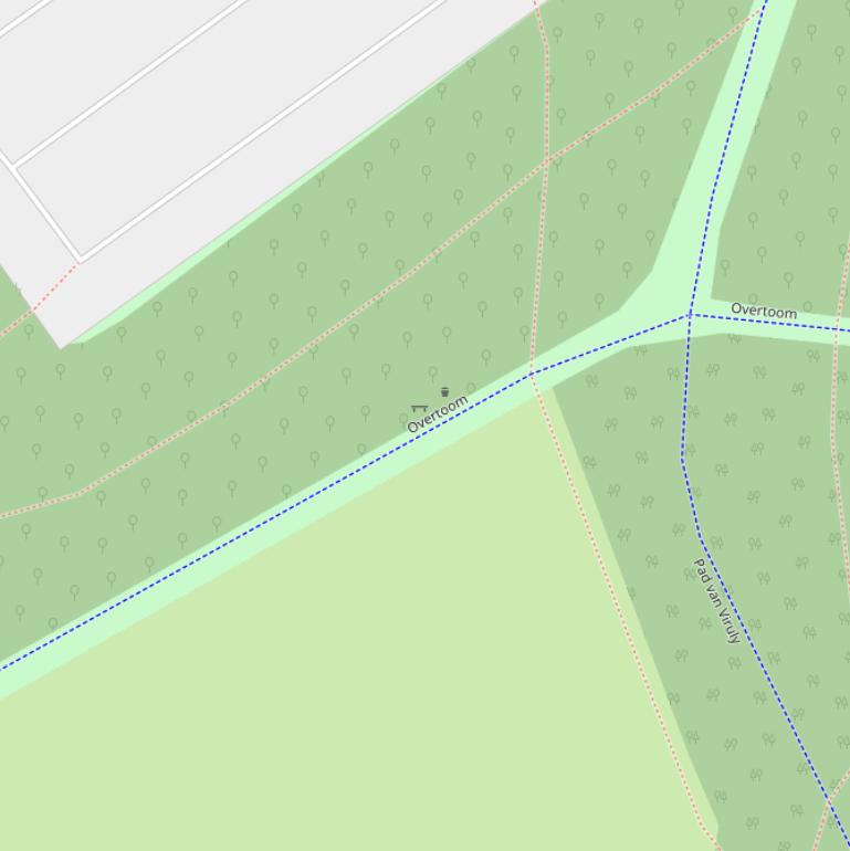 Kaart van  Overtoom.