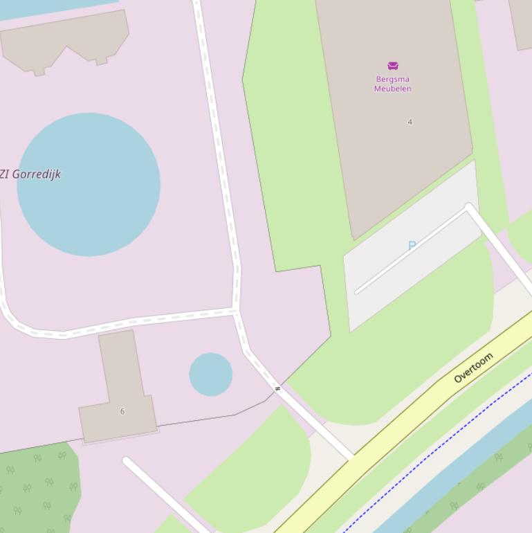 Kaart van  Overtoom.