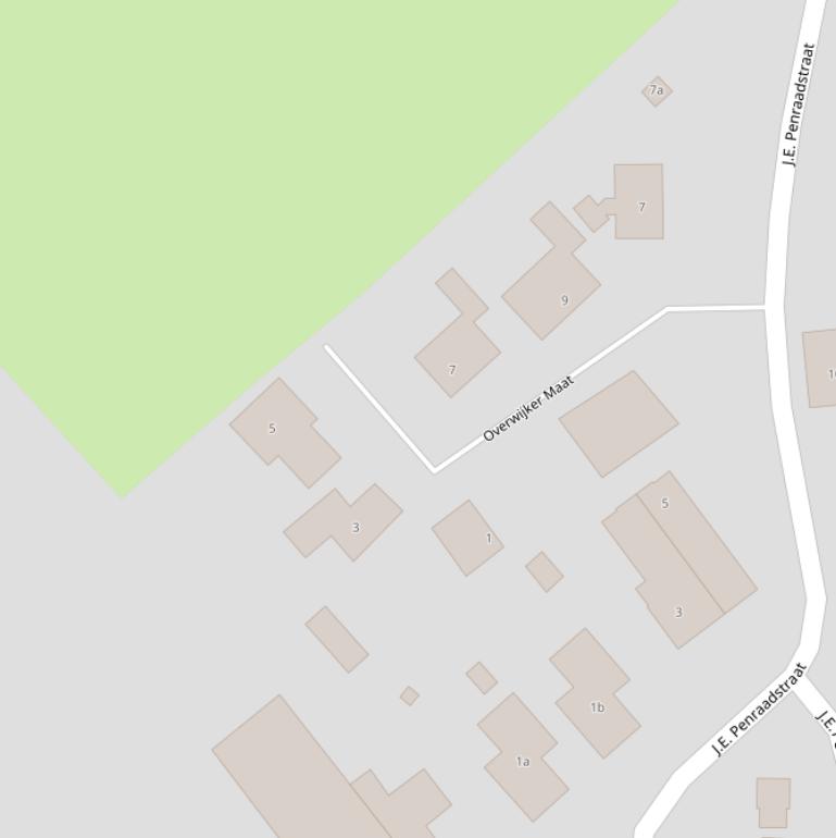 Kaart van  Overwijker Maat.