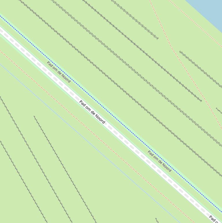 Kaart van  Pad om de Noord.