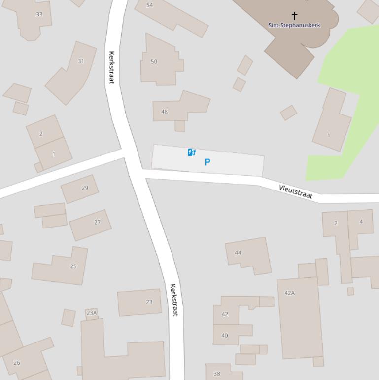 Kaart van het Paereplein.