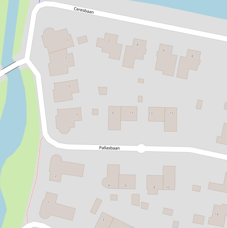 Kaart van  Pallasbaan.